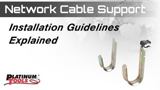 Platinum Tools Network Cable Support